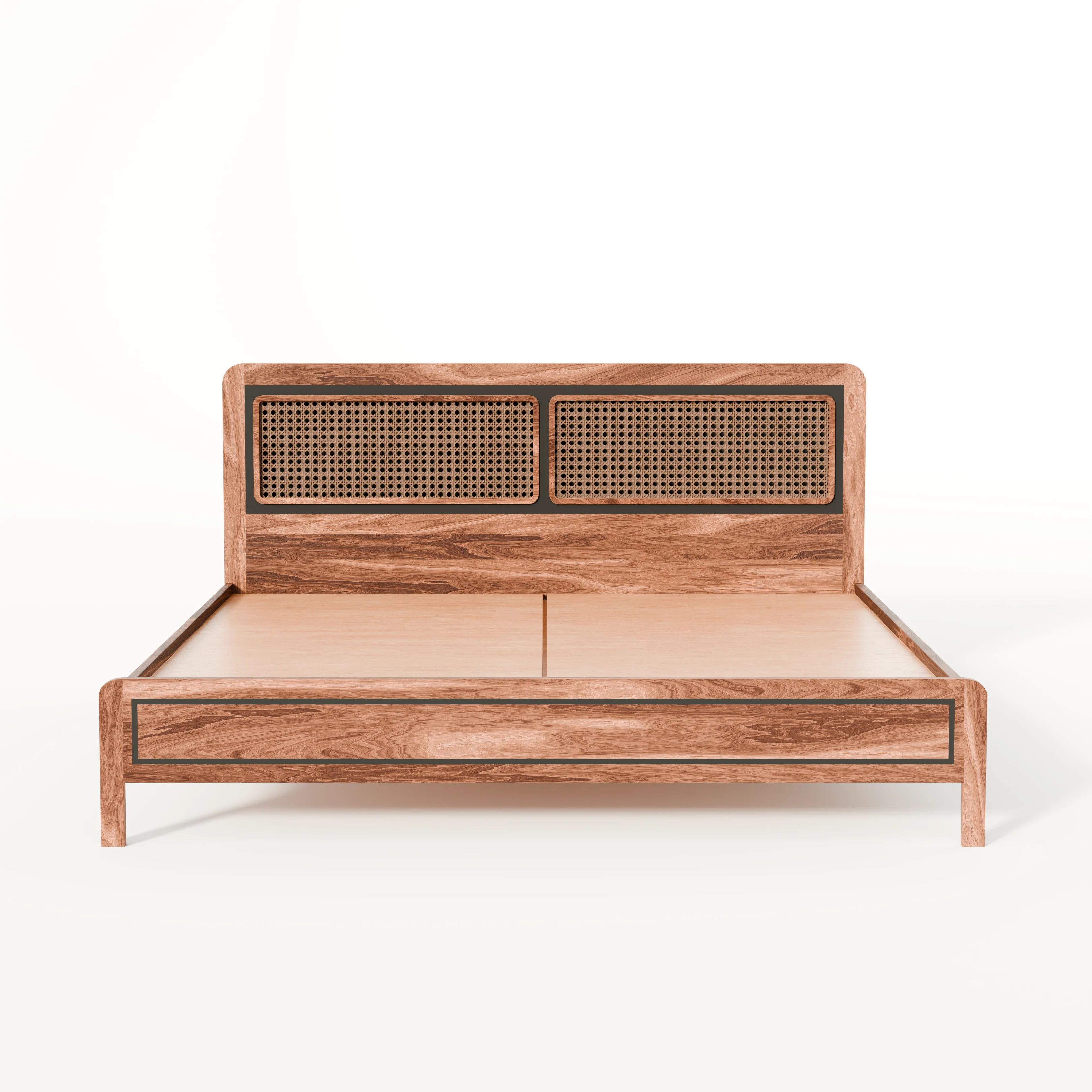 Boho Bed (Acacia Wood) - Image 3