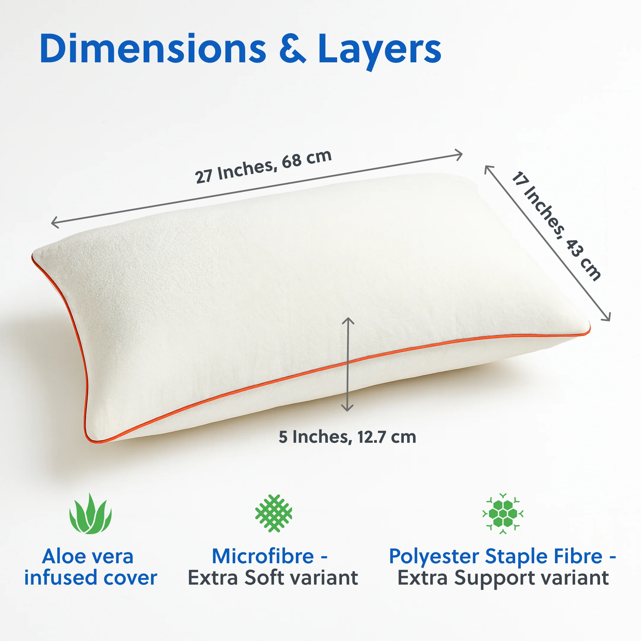 Flo Adjustable Pillow (Fibre) - Image 6