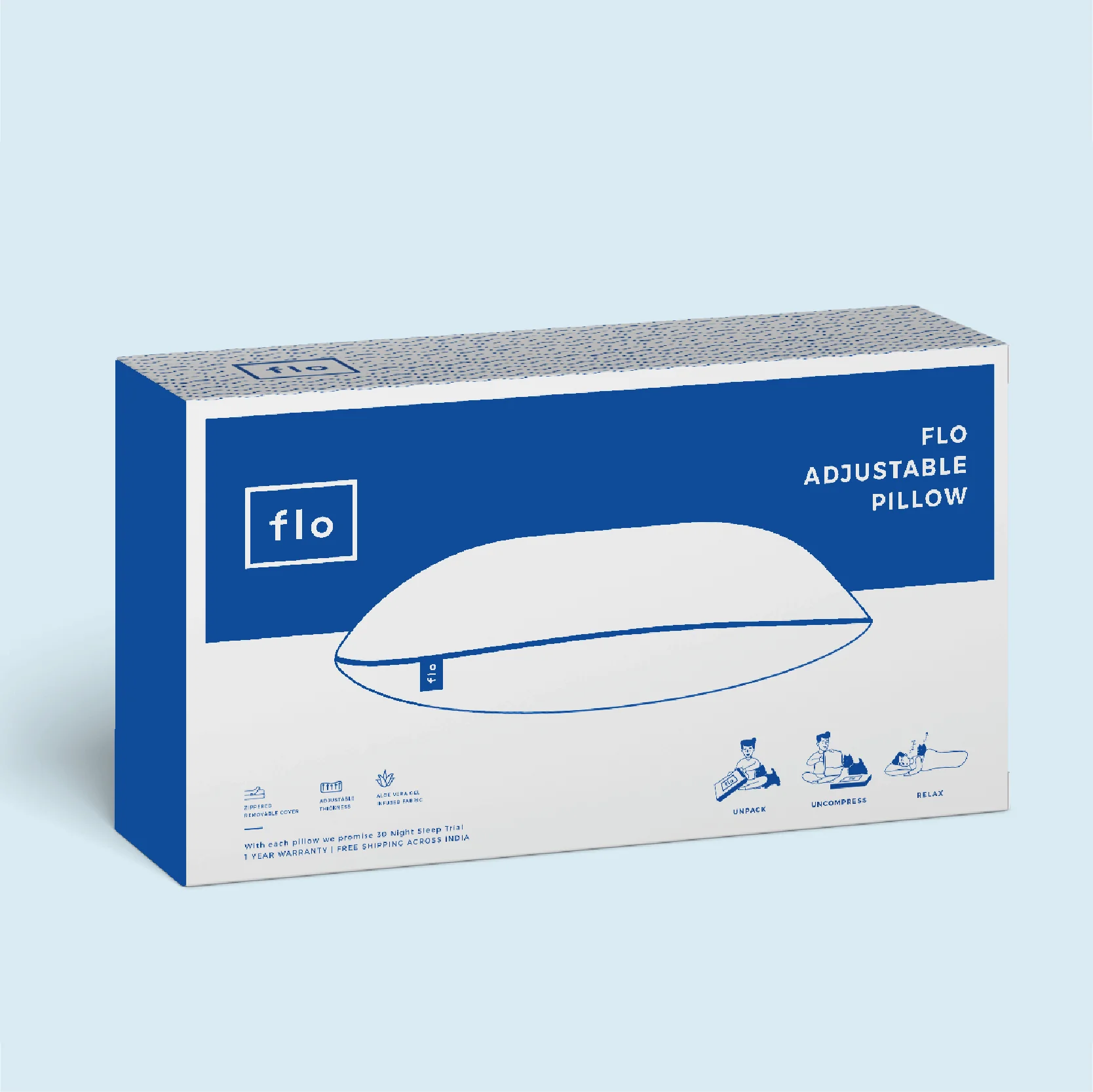 Flo Adjustable Pillow (Fibre) - Image 7