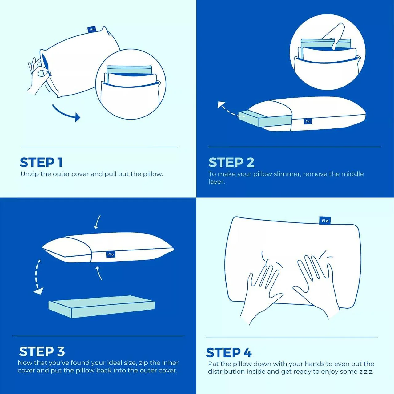 Flo Adjustable Pillow (Memory Foam) - Image 5