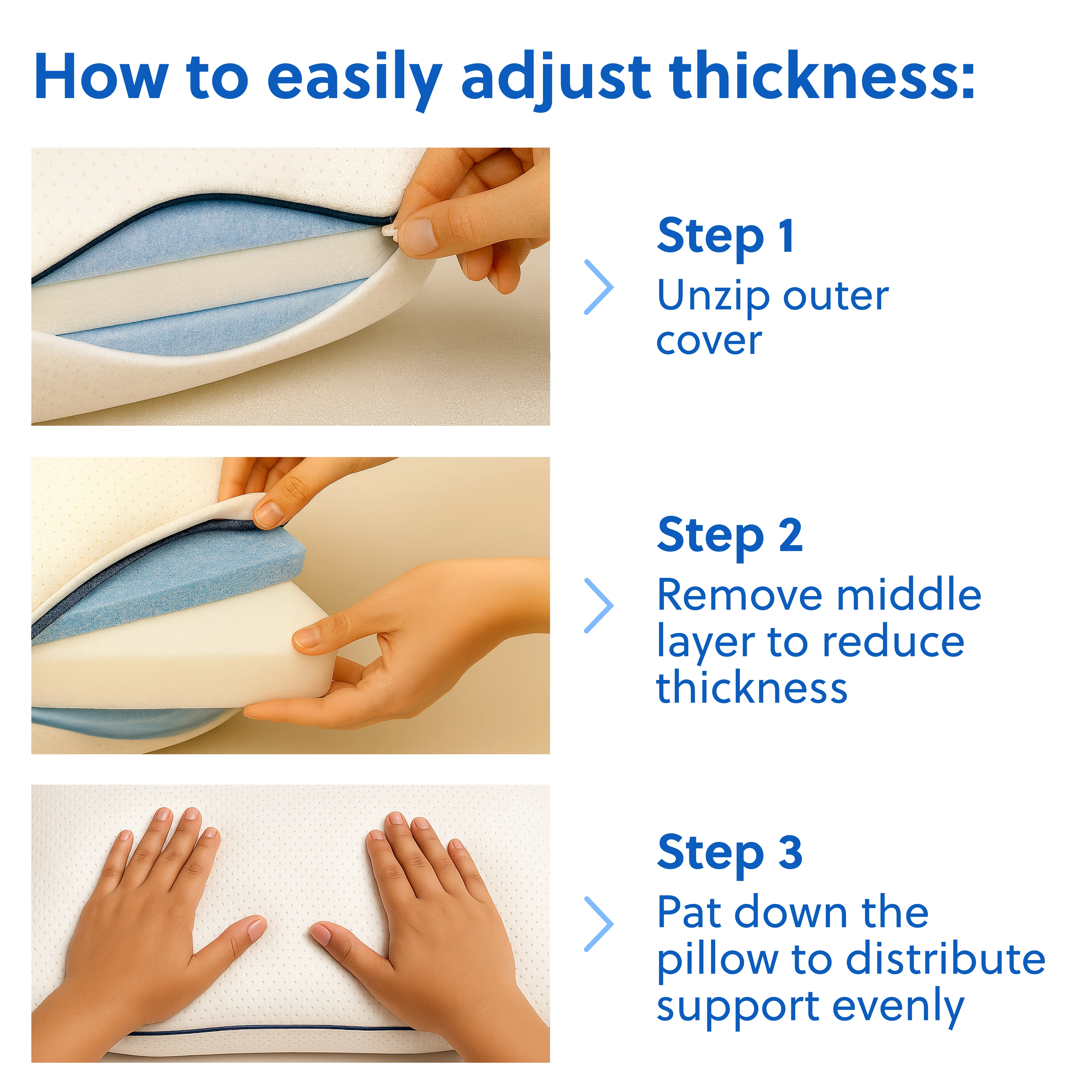 Flo Adjustable Pillow (Memory Foam) - Image 6