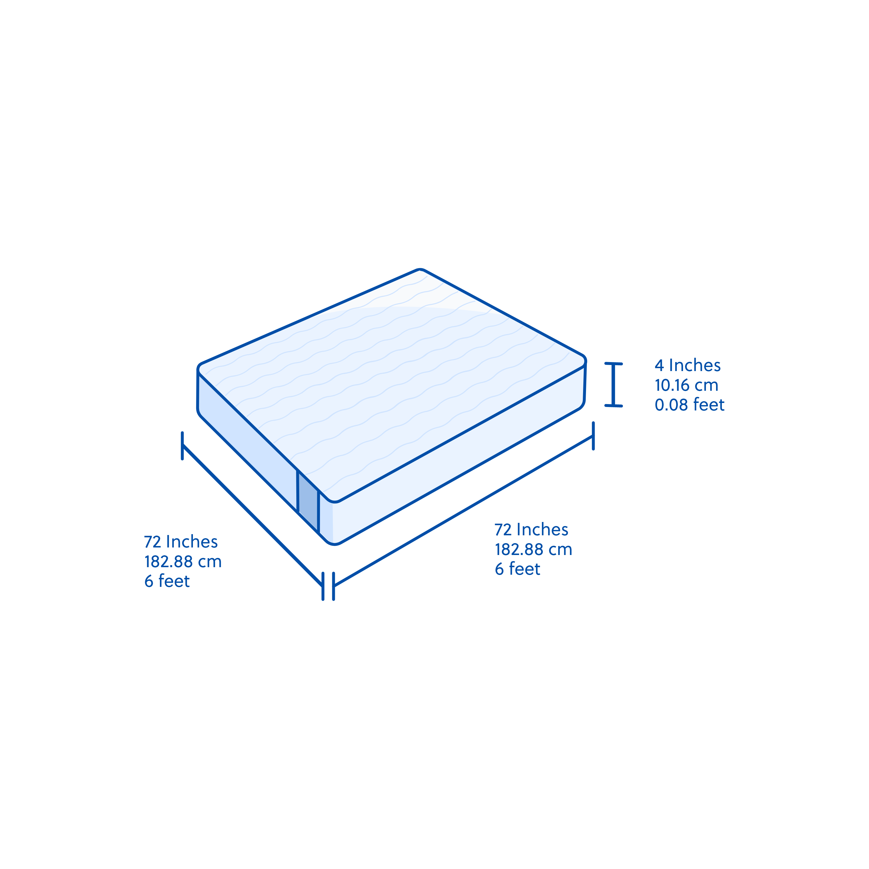 Flo mattress 4inch Ortho - Image 93