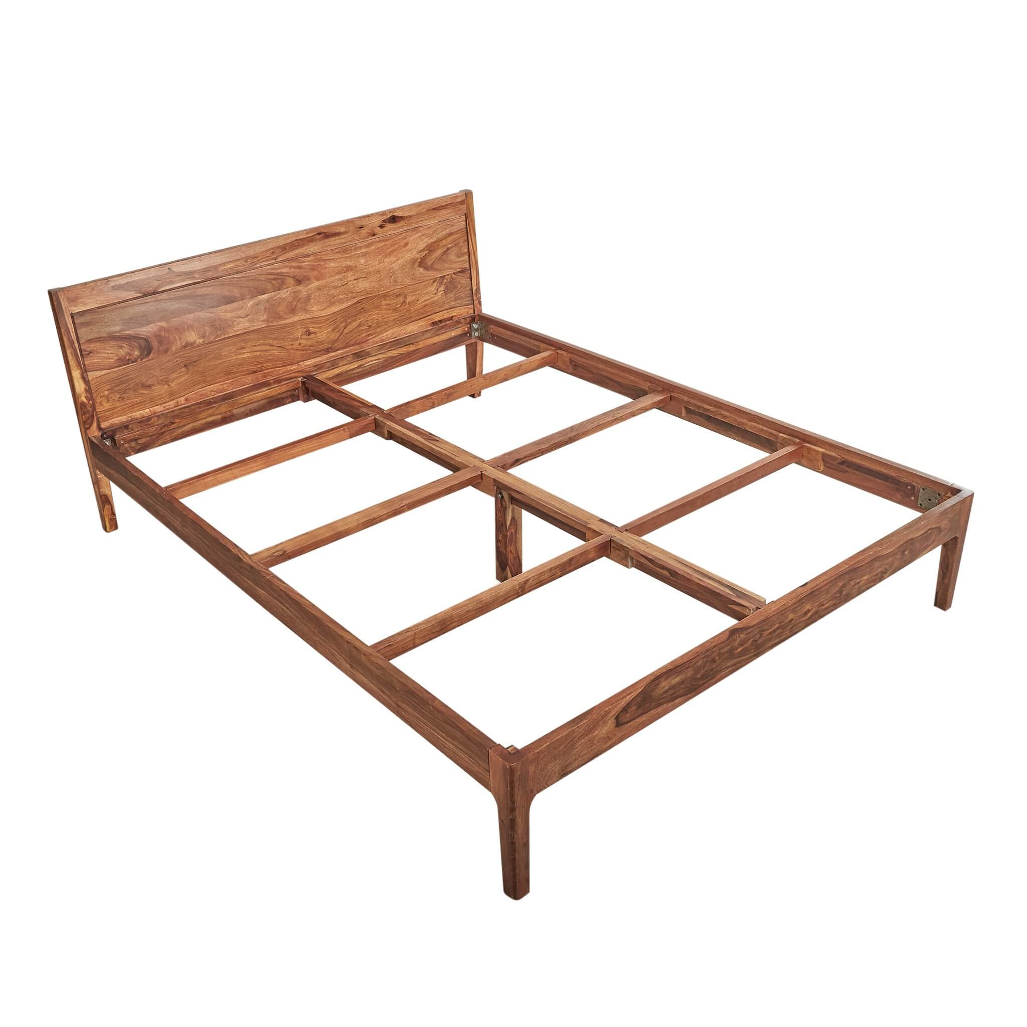Oyashe Sheesham Wood Bed - Image 5